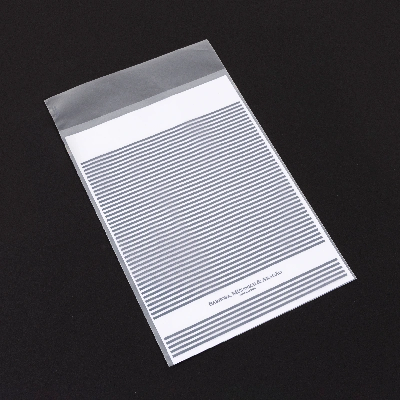 Envelope Folder Translucido Adesivo Abre Fecha